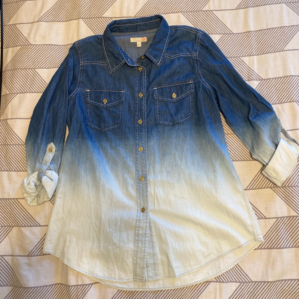 GB Jean retro button down